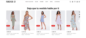 Forever 21 navegacion forever 21