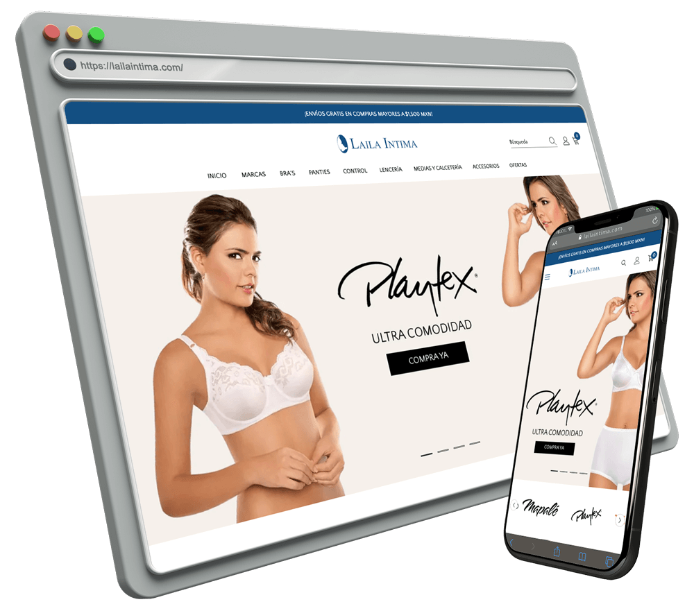 LailaIntimaShopifyStore Tienda de Shopify para lencería exitosa