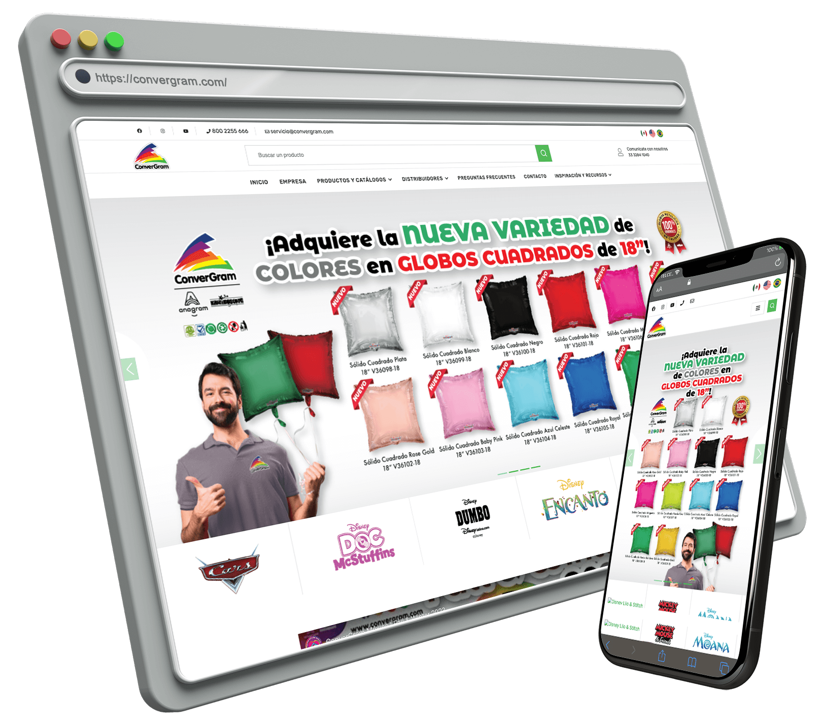 MockupConvergram Mockup convergram