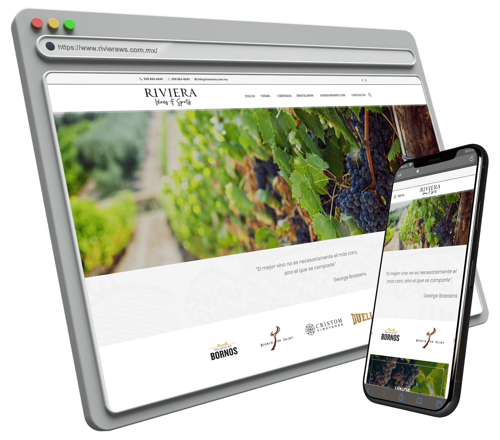 MockupRivieraWs Mockup rivera wine