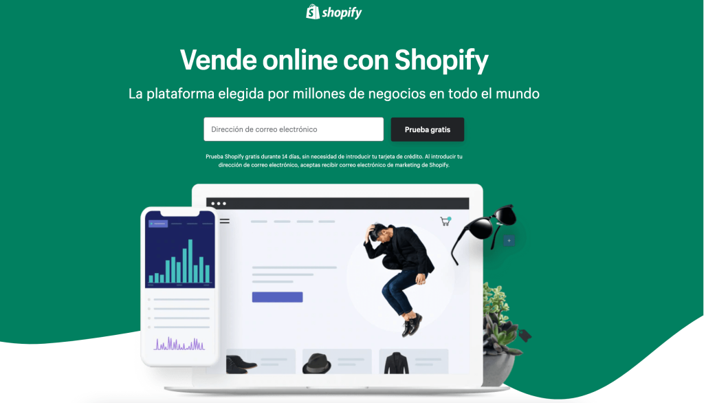 Abre tu tienda shopify gratis