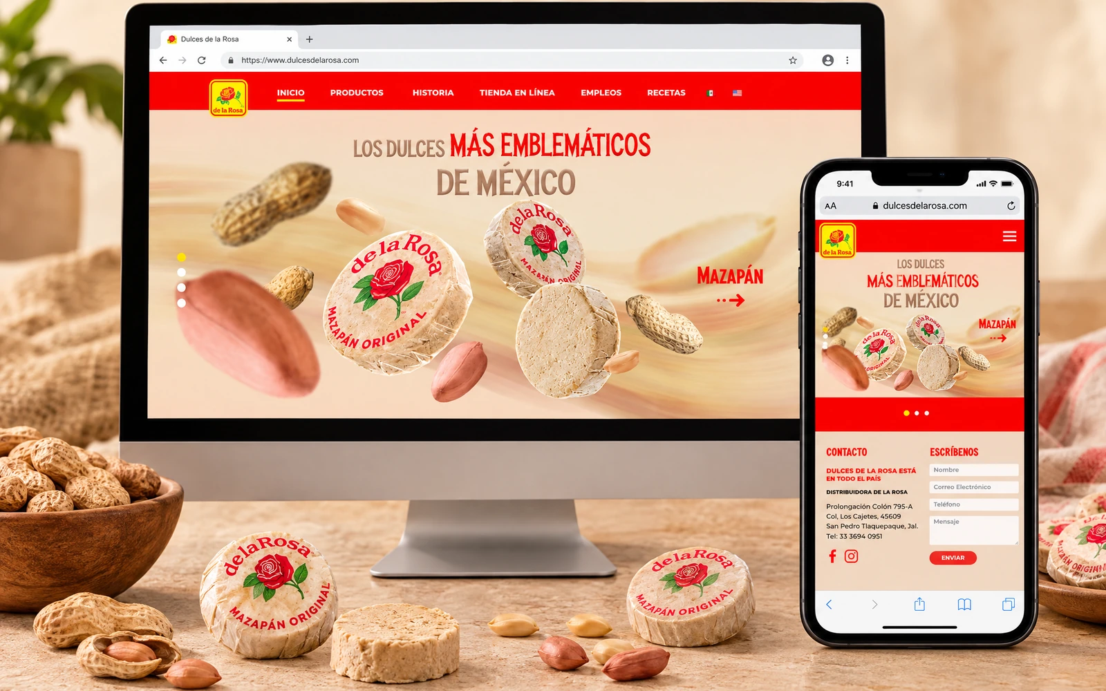 Dulces de la Rosa: catálogo de dulces y confitería