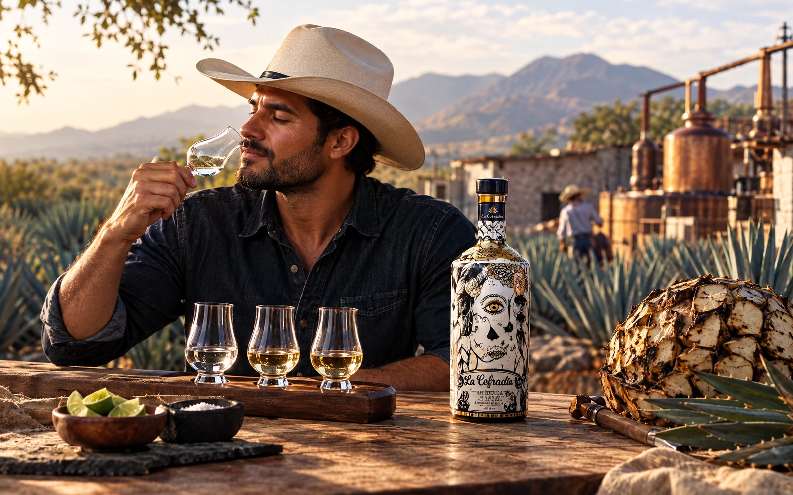 Lifestyle: botellas de tequila premium en exhibición — Vitamina Online