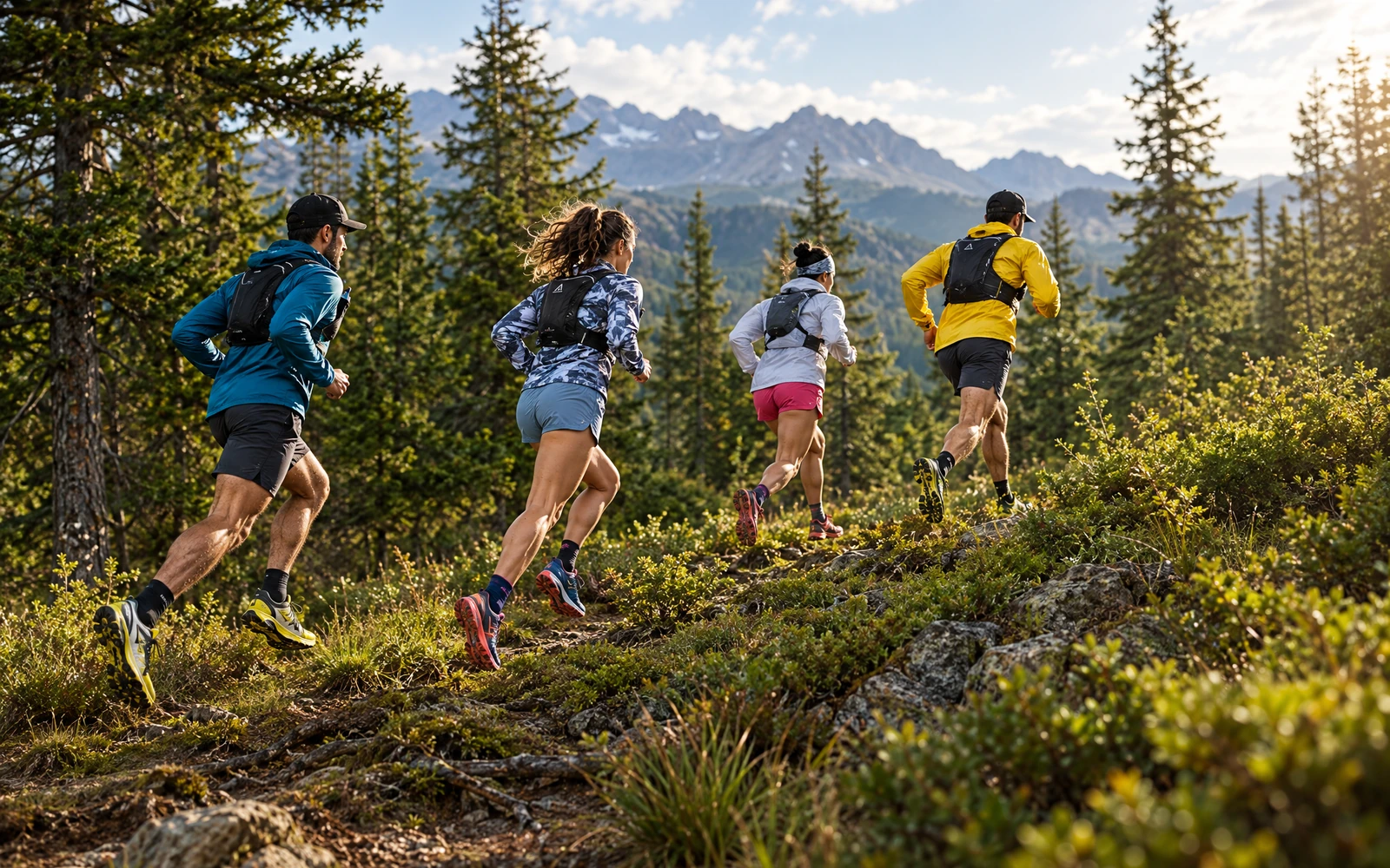 Lifestyle: calzado deportivo de montaña en exhibición — Vitamina Online
