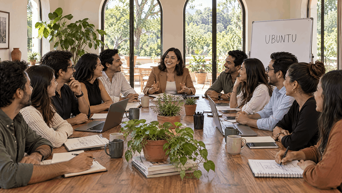 Equipo de Vitamina Online colabora en una sesión de estrategia