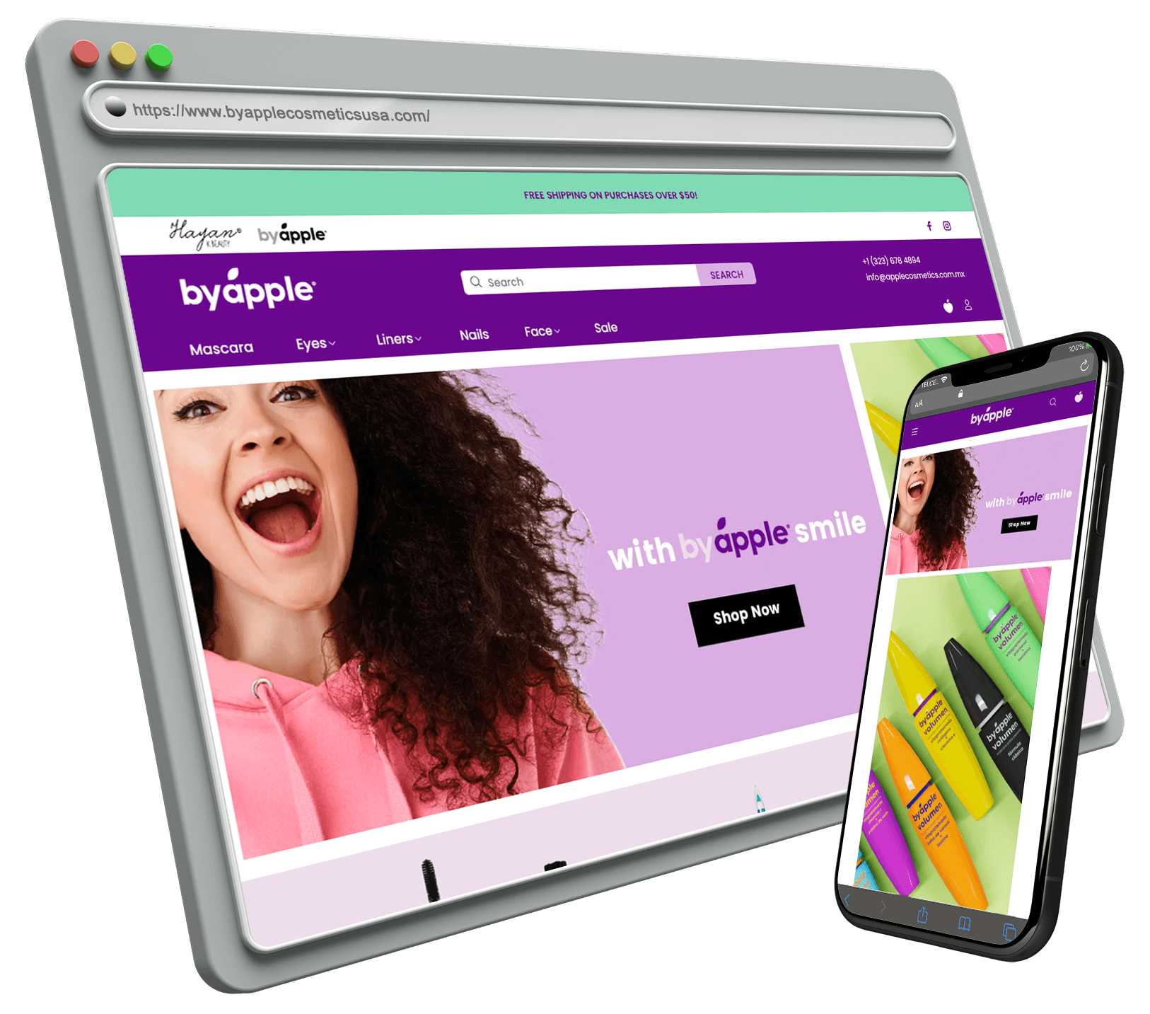 indexmockupbyapple Tienda en Línea con Shopify ByApple