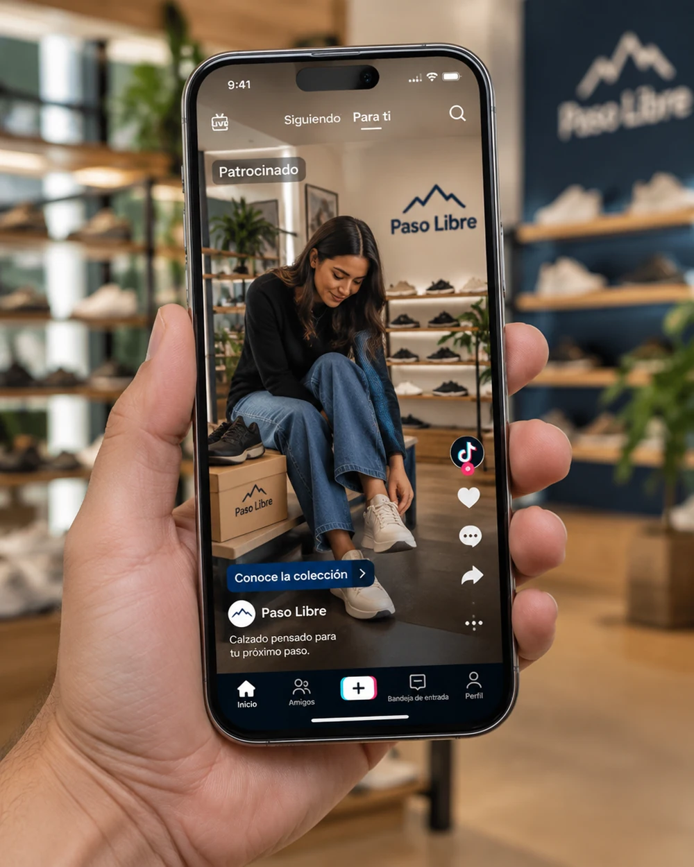 Campaña de TikTok Ads con contenido nativo