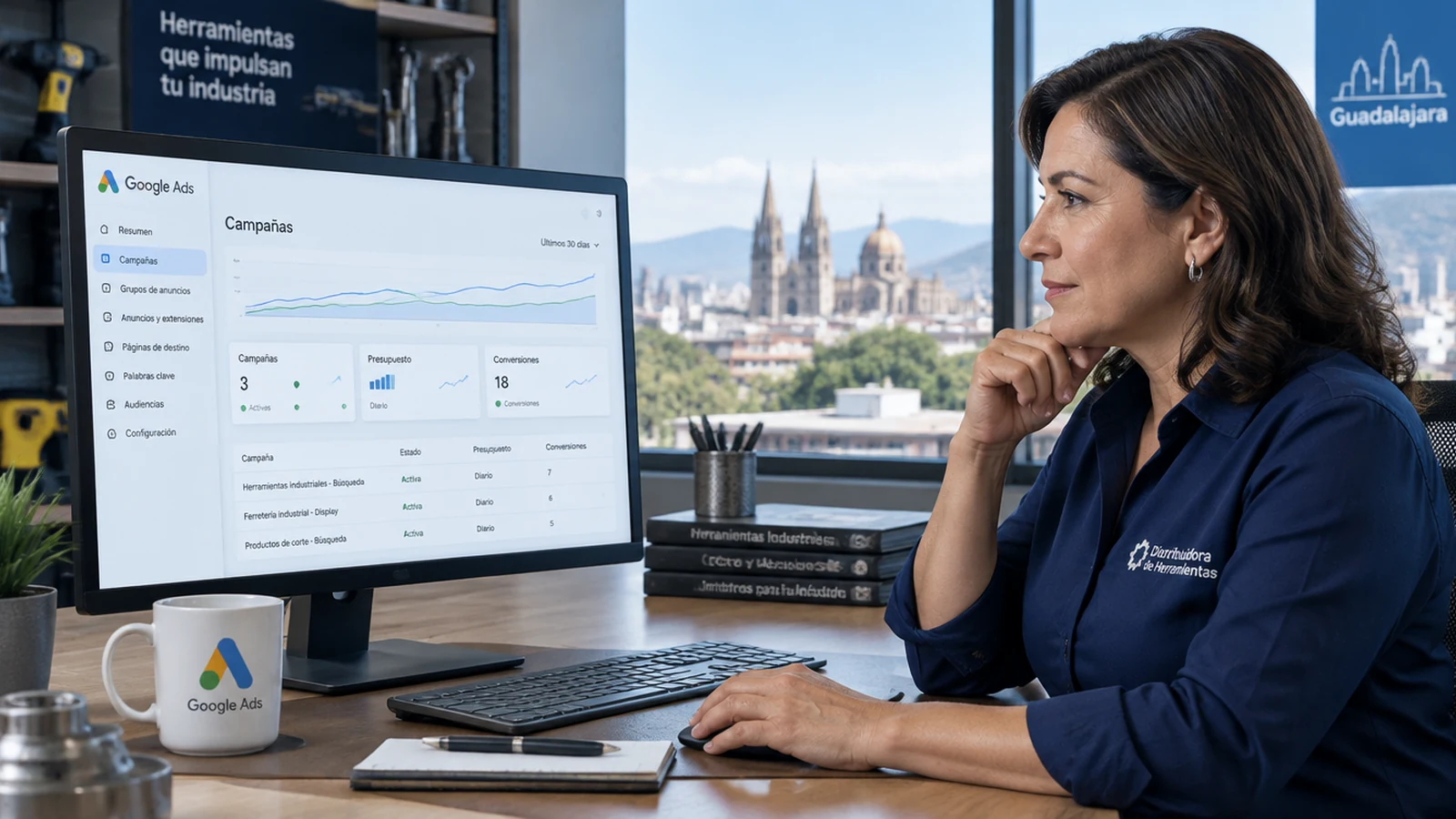 Campañas de Google Ads gestionadas para PyMEs en Guadalajara